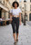 Polka Dot Capri High Waisted Legging