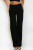 Black Stretch Wide Leg Jeans