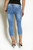 Low Rise Denim Capri Pants
