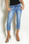 Low Rise Denim Capri Pants