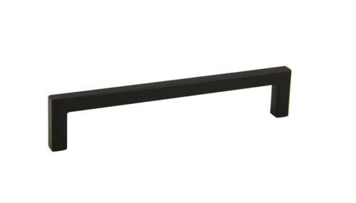 Modern Square Pull Matte Black 160mm CC- 061