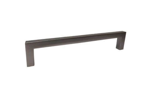 Modern Square Pull Dark Pewter 160mm CC- 061