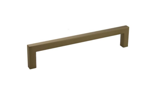 Modern Square Pull Gold Brushed 160mm CC- 061