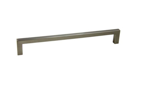 Modern Square Pull Satin Nickel 224mm CC- 061