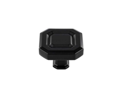 Florence Knob Matt Black 39.5 mm- 061