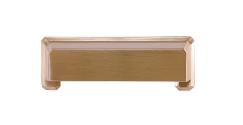 Charleston Cup Pull Gold Brushed 96mm- 061