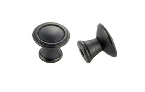 Deco Knob 30mm Weathered Black- 061