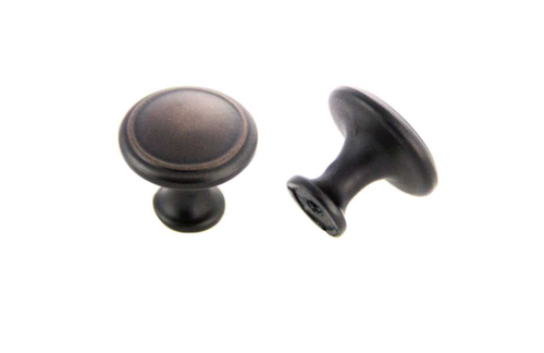 Round Deco Knob 30mm Oil Rubbed Bronze- 061