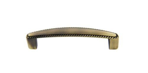 Twisted Pull Antique Satin Brass 96mm- 061