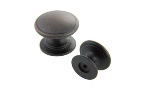Circular Knob Oil Rubbed Bronze 32mm- 061