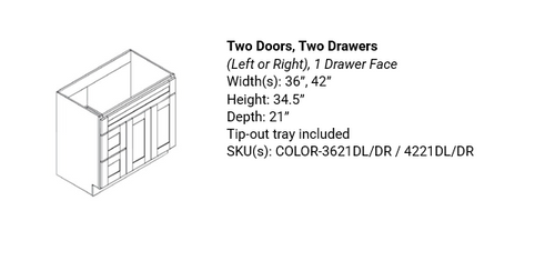 Inset Vanity 36'' Door Right- 013