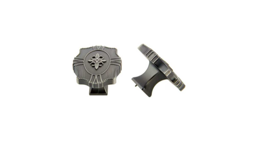 Fleur Di Lis Knob Satin Pewter- 061