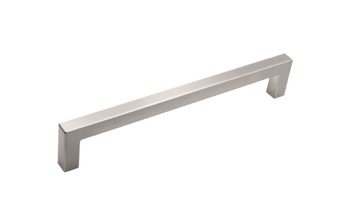 Modern Square Appliance Pull Satin Nickel 12"- 061