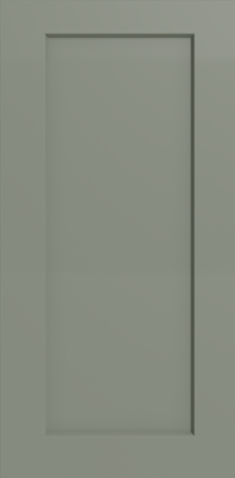 Classic Flair Beveled Dark Mint Shaker- Sample Door