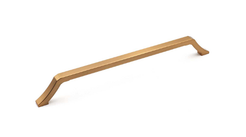 Milan Appliance Pull Gold Brushed 12"- 061