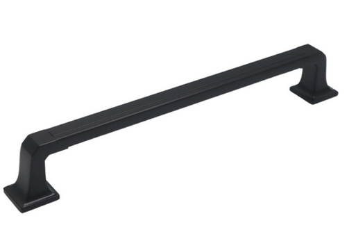 Valencia Appliance Pull Matte Black 8"- 061