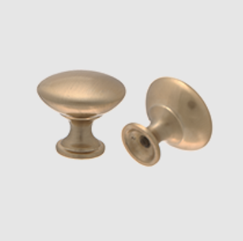 Knob Brushed Gold 30mm- 061