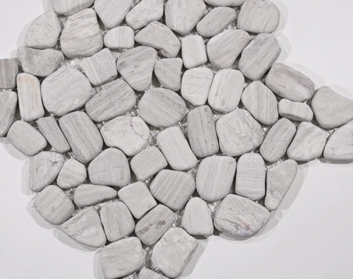 Rio Lago White Oak Natural Stone Pebble- 029