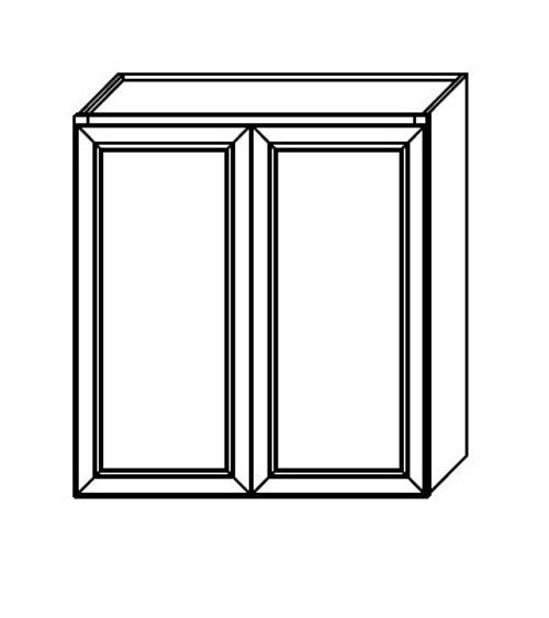 Wall Cabinet- Vanilla Lineage Shaker-- 006003FRL