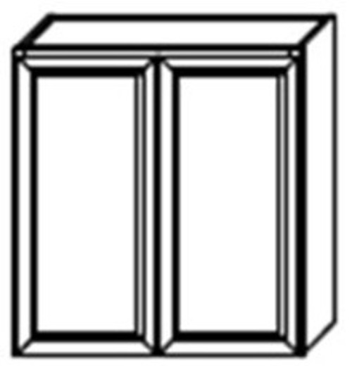 2 Door 2 Shelves-- 002007FRL