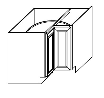 Lazy Susan Corner- 002007FRL