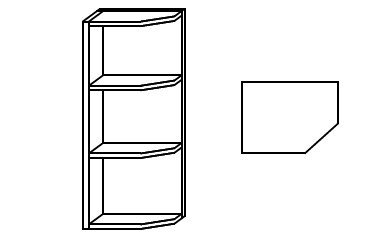 Wall End Shelve- 002007FRL