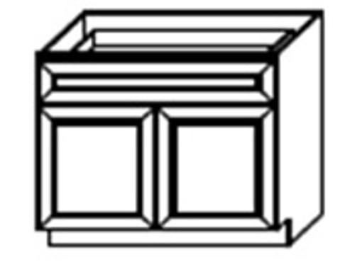 Base Cabinet- Maple Oak C. Shaker-- 003046FCF