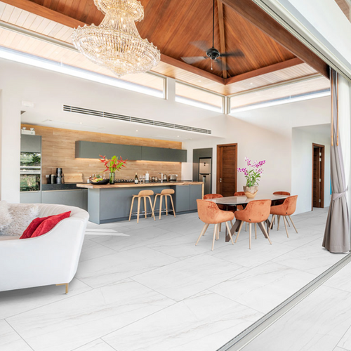 Kaya Zermatta Blanca Matte Porcelain Tile- 029