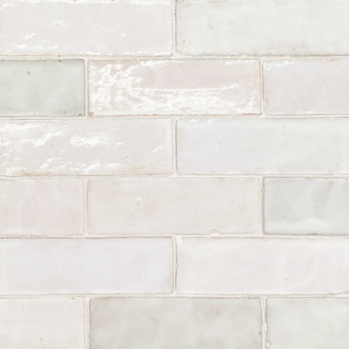 Zagora Glossy Zellige Field Tile Blanc- 001