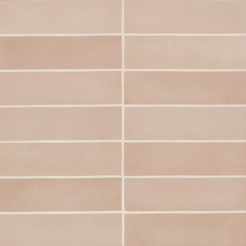 Makoto Matte Porcelain Ceramic Tile Momoiro Blush- 001
