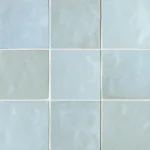 Cloé Glossy Ceramic Tile Baby Blue- 001