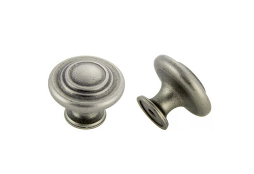 Spherical Knob Antique Silver 1-3/8"- 061