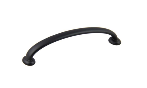 Deco Pull Matte Black 128mm CC- 061