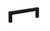 Modern Square Pull Matte Black 96mm CC-061