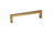 Modern Square Pull Gold Brushed 128mm CC- 061