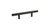 Bar Pull 6" Matte Black- 061