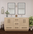 Victoria 60" Freestanding Double Sink Bathroom Vanity- 059