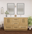 Victoria 60" Freestanding Double Sink Bathroom Vanity- 059
