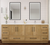 Victoria 84" Freestanding Double Sink Bathroom Vanity- 059