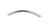Arch Pull Polished Chrome 128mm CC- 061