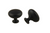 Mushroom Knob Matte Black 31mm- 061