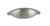 Hooded Shaker Cup Pull Satin Nickel 3" CC- 061