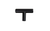 Bar Pull Knob Matte Black 2"- 061