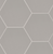 Hexley Dove Matte Hexagon Porcelain Tile 9x10.5- 029