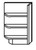 Corner Cabinet- Vanilla Lineage Shaker-- 006003FRL