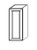 Wall Cabinet- Vanilla Shaker-- 004002FCF