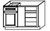 Base Cabinet- Beveled Gray Shaker-- 002023FCF-V1