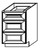 Base Cabinet 3 Drawer-- 033026FCF-V1