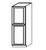 Pantry - White Gray Matte Inner Panel -- 016006EFL-IB