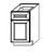 1 Door 1 Drawer 1 Shelve-- 016002EFL-IB